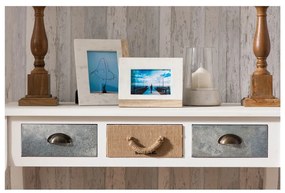 Каменна рамка в бял и естествен цвят 20x25 cm Sena - Premier Housewares