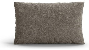 Сива възглавница за диван от букле Poppy – Micadoni