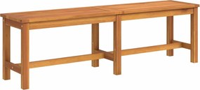 319420 vidaXL Градинска пейка, 150x35x45 см, масивна акация