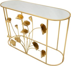 Конзолна маса в златисто 40x120 cm Flow – Mauro Ferretti