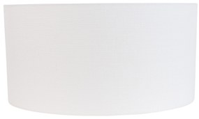 Абажур от лен бял овал 50/33/25