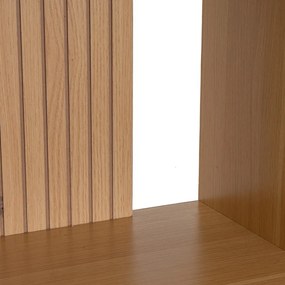 Детска библиотека от декор от дъб в естествен цвят 63x159 cm Mid-Lines – Casa Selección