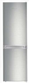 Хладилник с фризер Liebherr CUef 331, 296 Л, Клас F, SN-ST, SmartFrost, SmartSteel, FrostSafe, VarioSpace, Сив