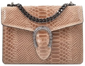 Бежова кожена чанта Fiona - Renata Corsi