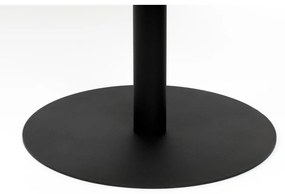 Метална кръгла масичка за кафе в черен и златист цвят ø 60 cm Snow – Zuiver