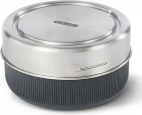 Стъклена кутия за обяд Black+Blum GR-LB-L015, 0.75 л, Съвместима с микровълнова и съдомиялна, Без BPA, Тъмносив