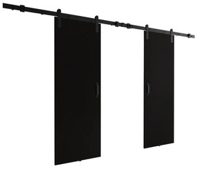 Плъзгаща врата  PITOR 2, 172x205, черен