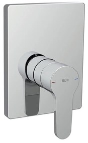 Square вграден смесител за вана или душ A5A2C6AC0K, хром