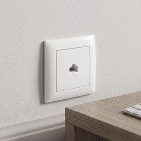 Розетка RJ45 OSTE JNH010-S WHITE