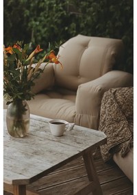 Design OUT™ Бежов външен фотьойл Hippo Beige Out Hippo - Karup Design