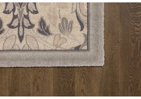 Бежов вълнен килим 133x190 cm Archie beige – Agnella