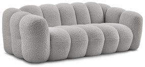 Светлосив диван от прежда с примки от букле 232 cm Hippolyte – Bobochic Paris