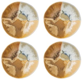 Кремави глинени купички в комплект от 4 бр. 625 ml Lacey – Bloomingville