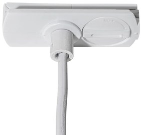 Модерно бяло висящо осветление за 1-фазова релсова система - Iconic Frini