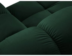 Зелен ъглов диван от кадифе Bellis - Micadoni Home