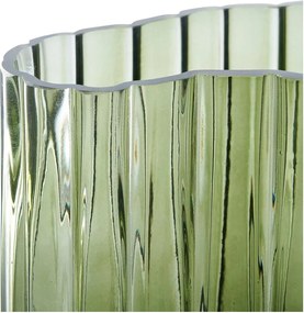 Зелена стъклена ваза (височина 26,5 cm) – House Nordic