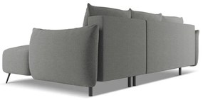 Светлосив ъглов диван (десен ъгъл) Malie – Makamii