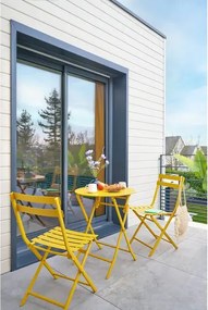 Градинска кръгла маса Hesperide Greensboro, 60x60x71 cm - Бежов