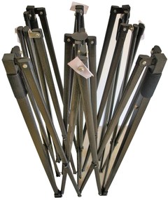 Шатра тип хармоника 2,5x2,5 Черна SQ