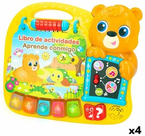 Детска интерактивна книга Winfun 26,5 x 4,5 x 23,5 cm ES (4 броя)