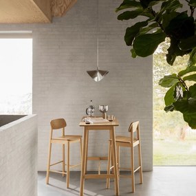 Бар стол в естествен цвят (височина на седалката 74 cm) Barlow – Actona