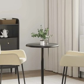 149193 vidaXL Плот за маса, черен, Ø50x2,5 см, мрамор