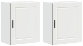 854038 vidaXL Кухненски стенни шкафове 2 бр Porto, бял, инженерно дърво