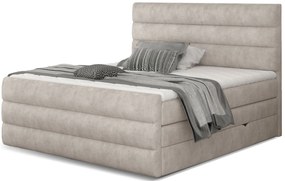 Тапицирано легло Caribou-Ekrou-140 x 200