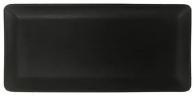 Horecano - Керамично правоъгълно плато черно 31,5x14,8xh2,2см (1742)