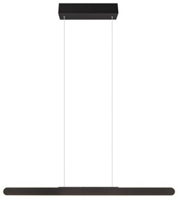 Черно висящо LED осветително тяло Helios - Trio