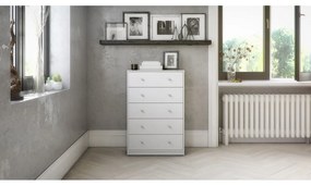 Бял скрин 72x108x30 cm May – Tvilum