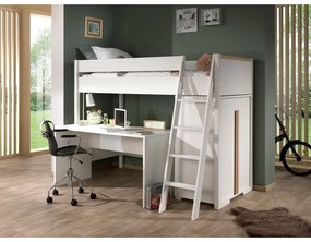 Бял детски шкаф 98x116 cm London - Vipack