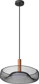 Osram - LED полилей на кабел DECOR MESH LED/18,5W/230V Ø 40 cm черен/каучукова дървесина