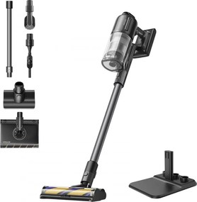 Вертикална прахосмукачка Dreame R20 Ultra AquaCycle VRV57F-AC, 200AW, 5 степени, 0.35/0.4/0.6 л, 90 мин, HEPA, LCD дисплей, Безчетков мотор, Черен