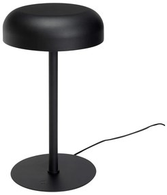 Черна LED затъмняваща се настолна лампа (височина 37 cm) Velo – Hübsch