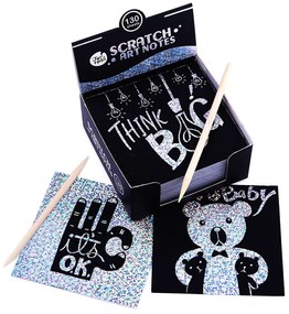 Jarmelo - Блестящи листчета за издраскване Black end White