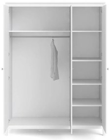 Бял гардероб 150x199 cm Madrid – Tvilum