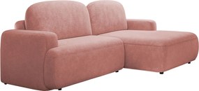 Ъглов диван Alivar-Розово-Десен