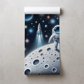 Тапет – Детска вселена с астронавти
