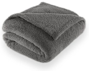 Сиво одеяло от микроплюш 150x200 cm Cocoon – Tiseco Home Studio
