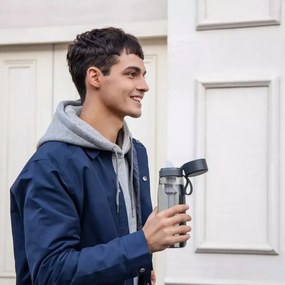 Филтрираща бутилка за вода Philips GoZero Daily AWP2731GRR/58, 660 мл, 5-38°C, Тритан без BPA, AWP285, Сив