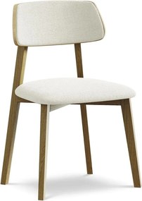 Кремав трапезен стол от масивна дървесина Niu – Makamii