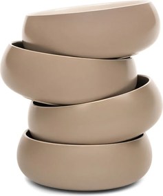 Бежови глинени купички в комплект 4 бр. за супа/рамен 1 l Terra Vira – Bonami Selection