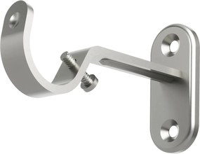 Стоманен разширяем прът за завеси в матово сребрист цвят 107 - 305 cm Flute – Umbra