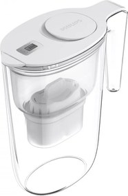 Филтрираща кана за вода Philips AWP2933WHT/58, 2.6 л, Дигитален таймер, Micro X-Clean, Бял