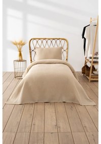 Бежово покривало за легло 160x220 cm Waffle – Mijolnir