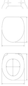 Тоалетна чиния 38 x 41 см Aldeno – Wenko