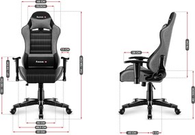 Детски стол за игри Huzaro Ranger 6.0 Mesh-Gkri