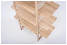 Библиотека за книги от масивна дъбова дървесина , височина 216 см Muse - Gazzda