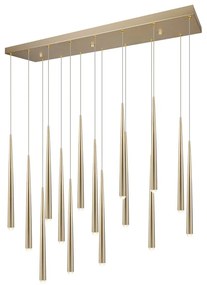 LED висящо осветително тяло в златист цвят Cala – Trio Select